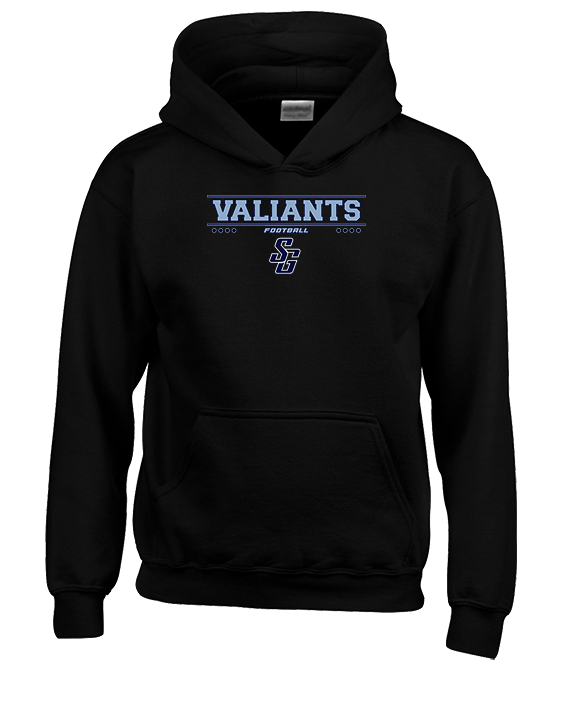 St Genevieve HS Football Border - Unisex Hoodie