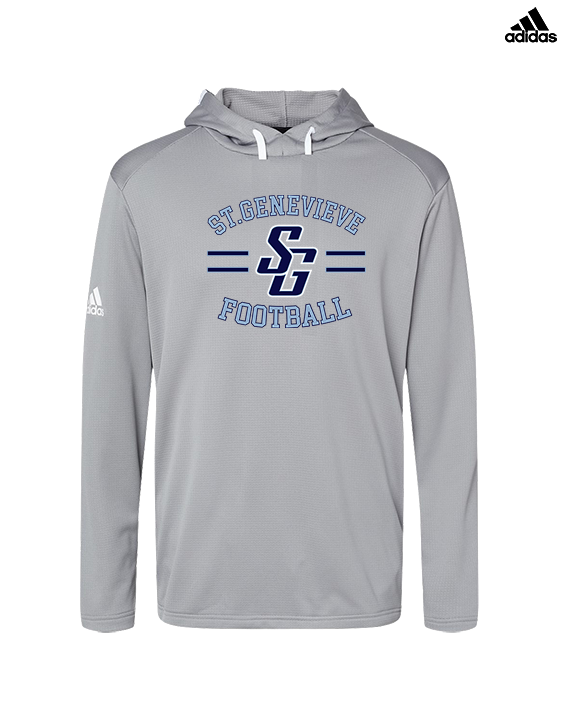 St Genevieve HS Football Curve - Mens Adidas Hoodie