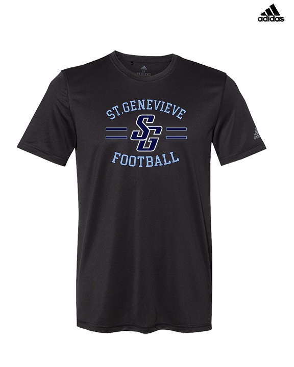 St Genevieve HS Football Curve - Mens Adidas Performance Shirt