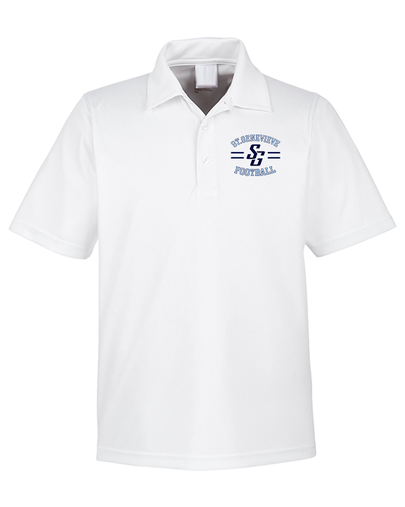 St Genevieve HS Football Curve - Mens Polo