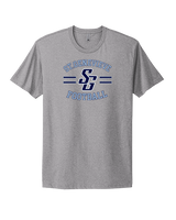 St Genevieve HS Football Curve - Mens Select Cotton T-Shirt