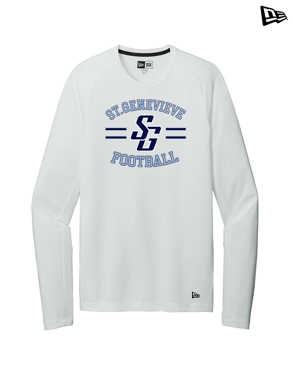 St Genevieve HS Football Curve - New Era Performance Long Sleeve