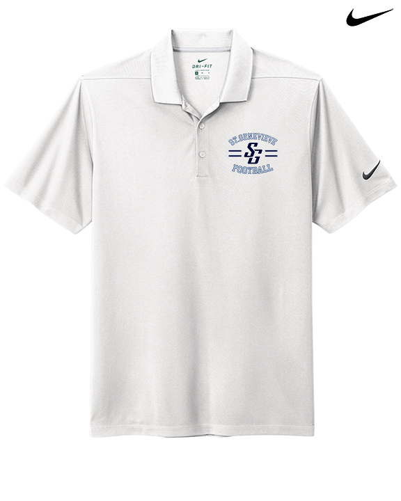 St Genevieve HS Football Curve - Nike Polo