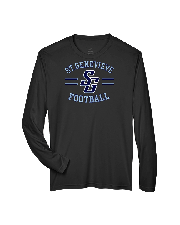 St Genevieve HS Football Curve - Performance Longsleeve