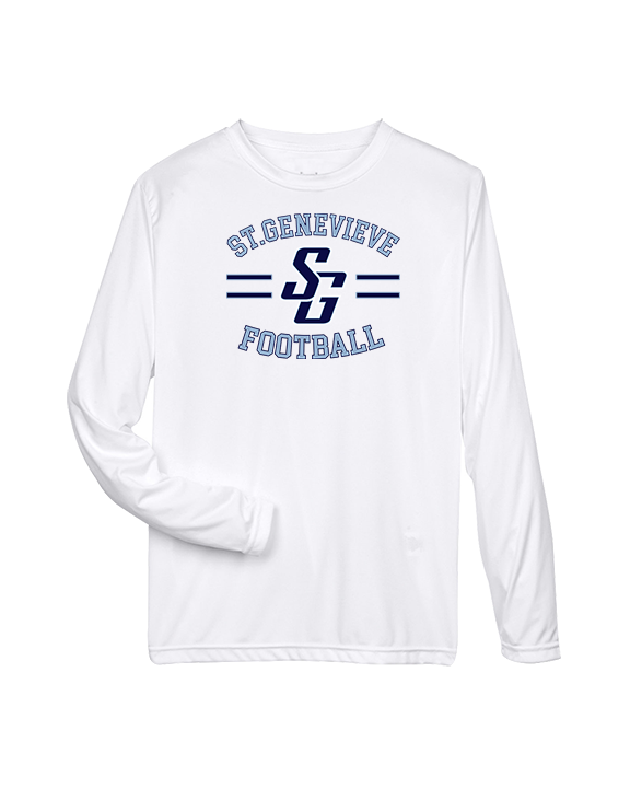 St Genevieve HS Football Curve - Performance Longsleeve