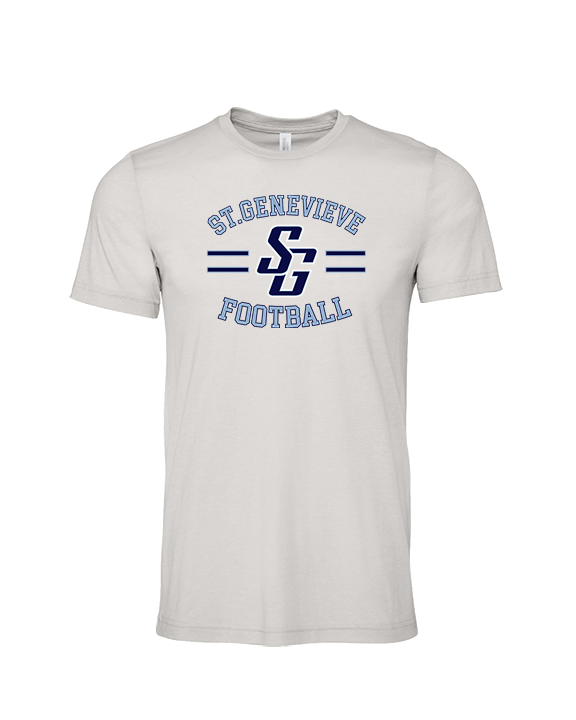 St Genevieve HS Football Curve - Tri-Blend Shirt