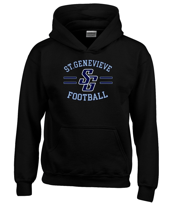 St Genevieve HS Football Curve - Unisex Hoodie