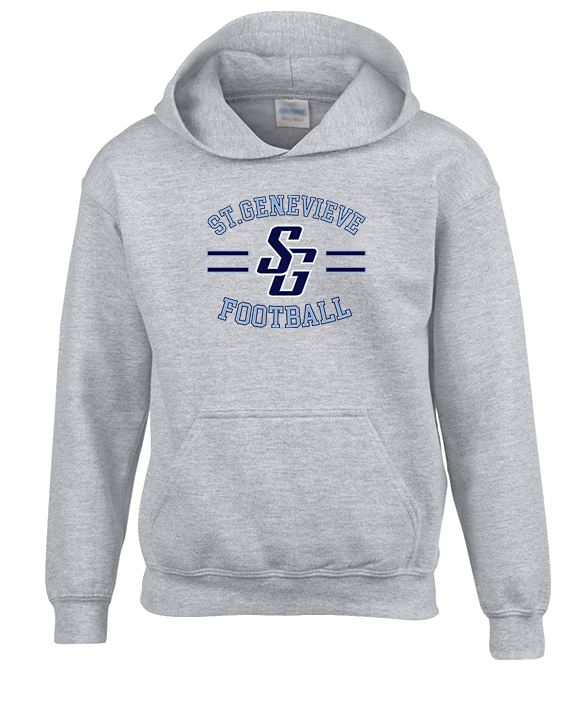 St Genevieve HS Football Curve - Unisex Hoodie