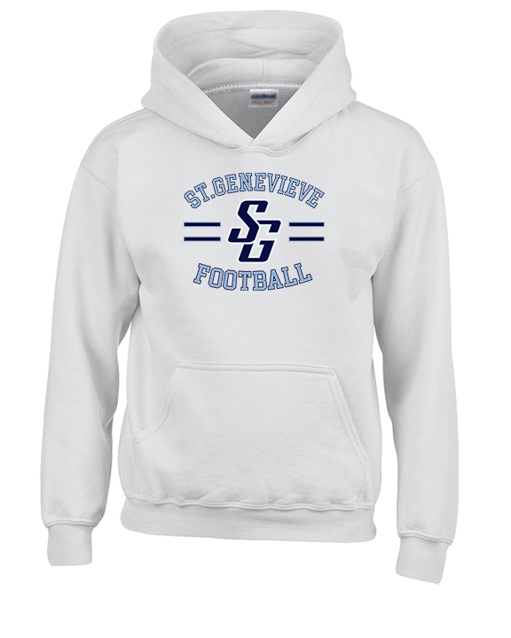 St Genevieve HS Football Curve - Unisex Hoodie