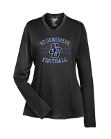 St Genevieve HS Football Curve - Womens Performance Longsleeve