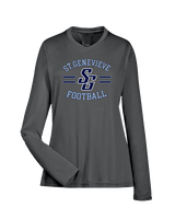 St Genevieve HS Football Curve - Womens Performance Longsleeve