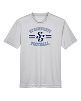 St Genevieve HS Football Curve - Youth Performance Shirt