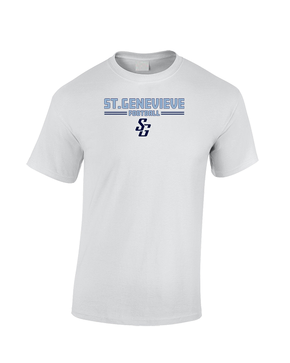 St Genevieve HS Football Keen - Cotton T-Shirt