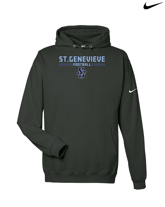 St Genevieve HS Football Keen - Nike Club Fleece Hoodie