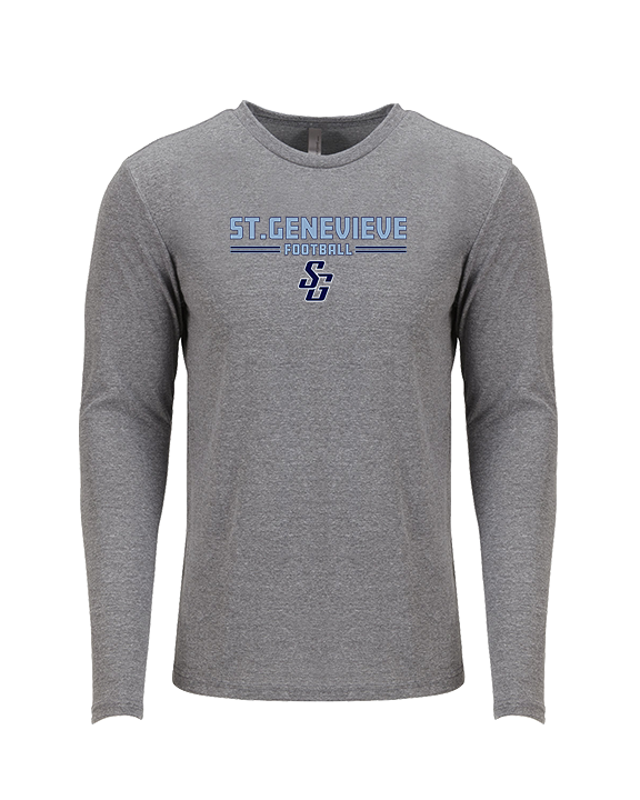 St Genevieve HS Football Keen - Tri-Blend Long Sleeve