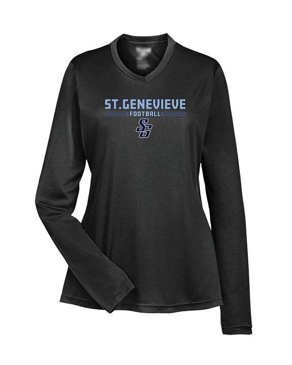 St Genevieve HS Football Keen - Womens Performance Longsleeve