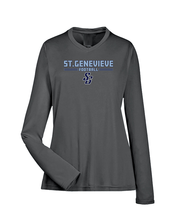 St Genevieve HS Football Keen - Womens Performance Longsleeve