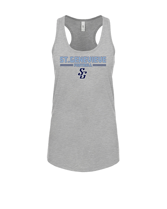 St Genevieve HS Football Keen - Womens Tank Top