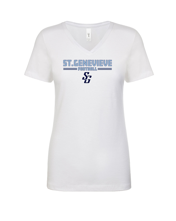 St Genevieve HS Football Keen - Womens Vneck