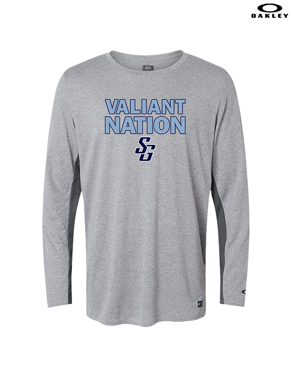 St Genevieve HS Football Nation - Mens Oakley Longsleeve