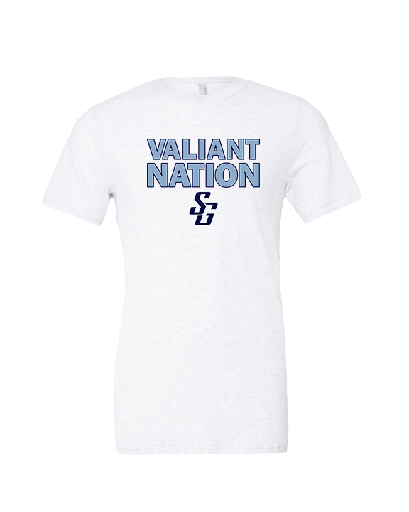 St Genevieve HS Football Nation - Tri-Blend Shirt