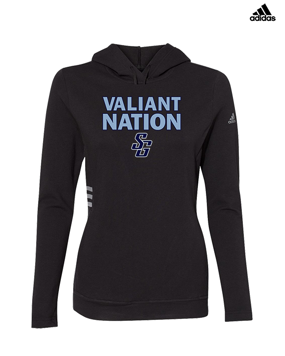 St Genevieve HS Football Nation - Womens Adidas Hoodie