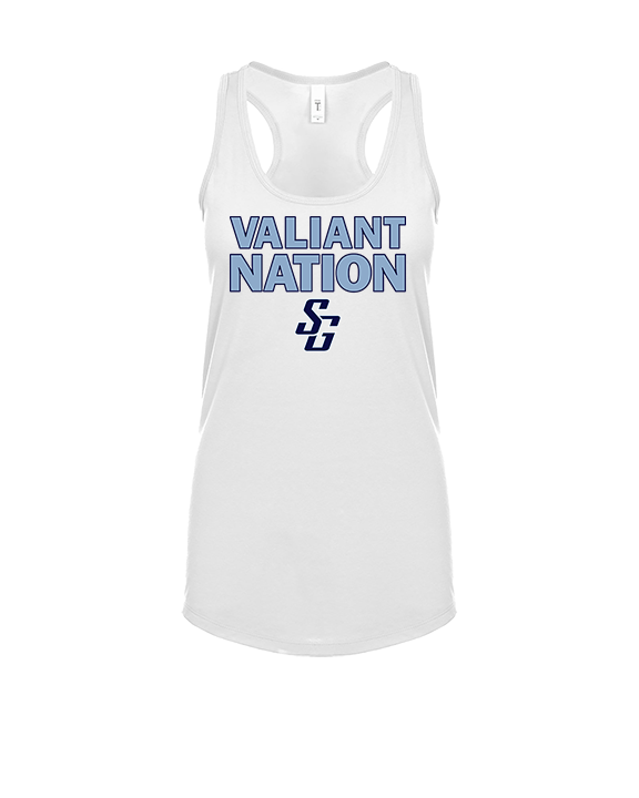 St Genevieve HS Football Nation - Womens Tank Top