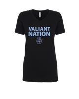 St Genevieve HS Football Nation - Womens Vneck