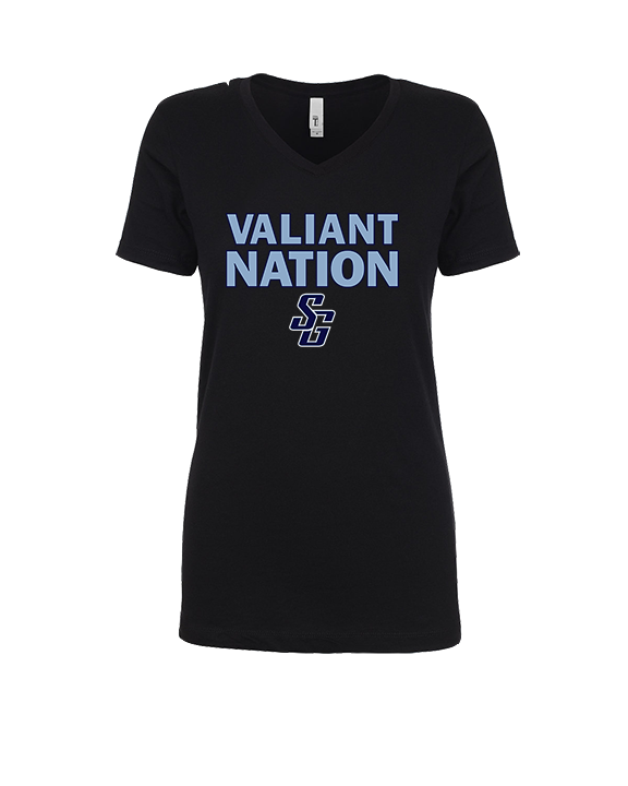 St Genevieve HS Football Nation - Womens Vneck