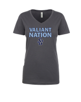 St Genevieve HS Football Nation - Womens Vneck