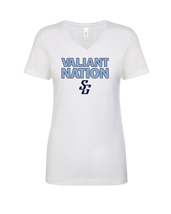 St Genevieve HS Football Nation - Womens Vneck