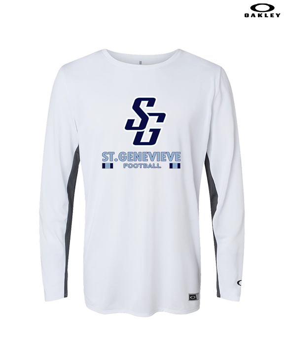 St Genevieve HS Football Stacked - Mens Oakley Longsleeve