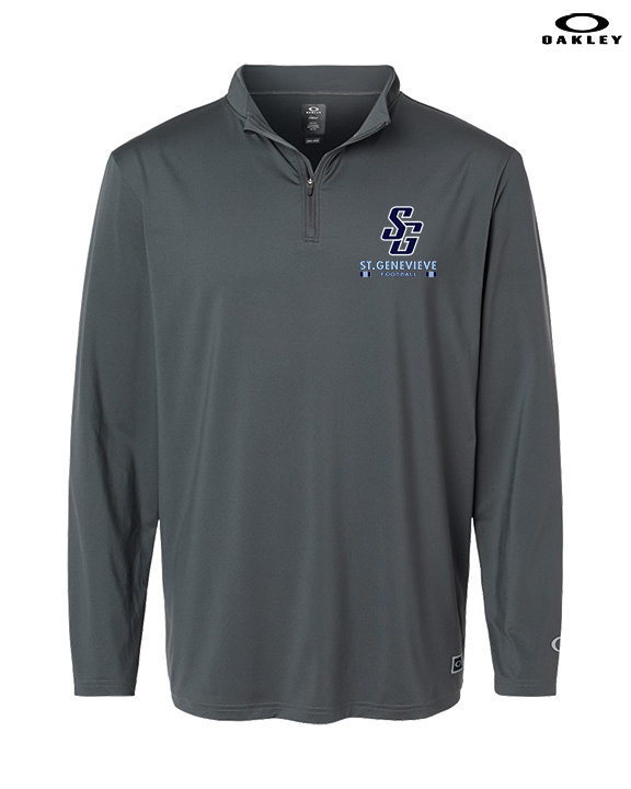 St Genevieve HS Football Stacked - Mens Oakley Quarter Zip