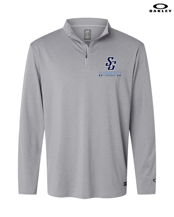 St Genevieve HS Football Stacked - Mens Oakley Quarter Zip