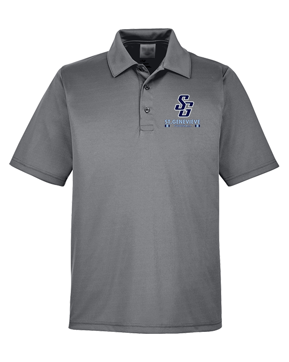 St Genevieve HS Football Stacked - Mens Polo