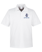 St Genevieve HS Football Stacked - Mens Polo