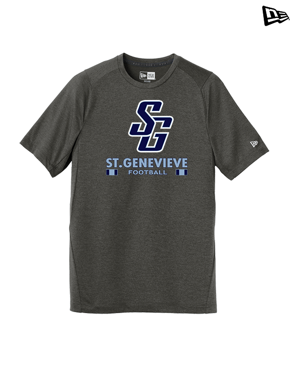 St Genevieve HS Football Stacked - New Era Performance Shirt