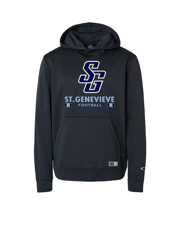 St Genevieve HS Football Stacked - Oakley Performance Hoodie