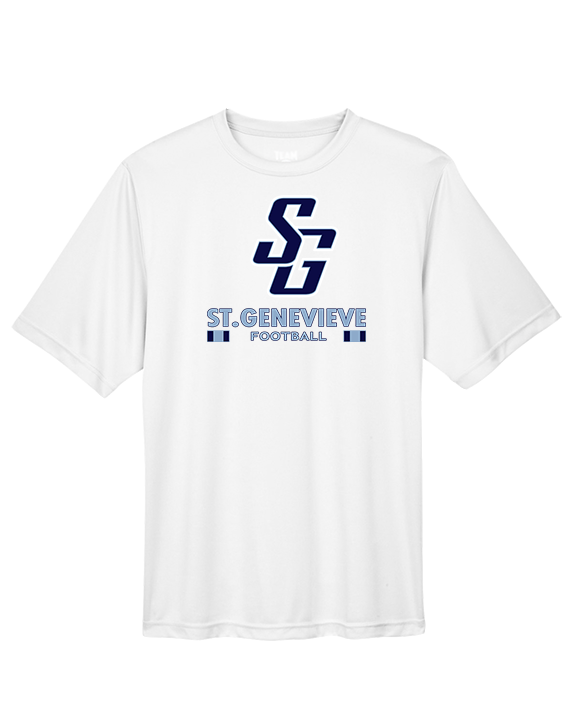 St Genevieve HS Football Stacked - Performance Shirt