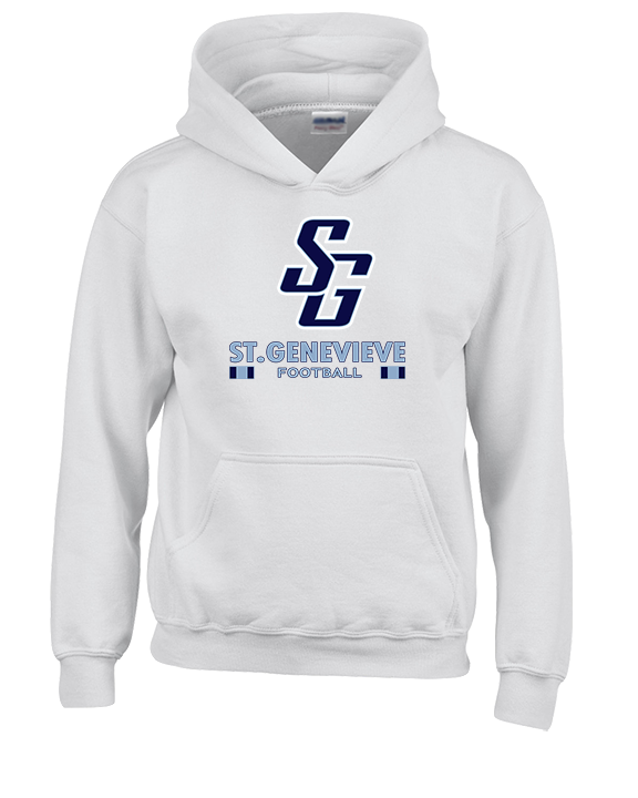 St Genevieve HS Football Stacked - Unisex Hoodie