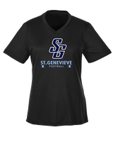 St Genevieve HS Football Stacked - Womens Performance Shirt