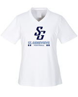 St Genevieve HS Football Stacked - Womens Performance Shirt