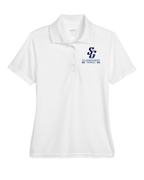 St Genevieve HS Football Stacked - Womens Polo