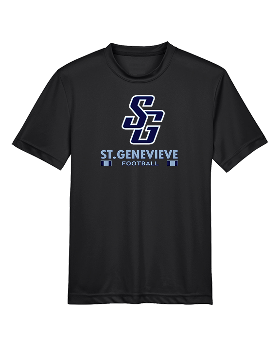 St Genevieve HS Football Stacked - Youth Performance Shirt