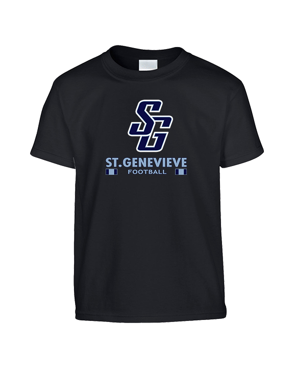 St Genevieve HS Football Stacked - Youth Shirt