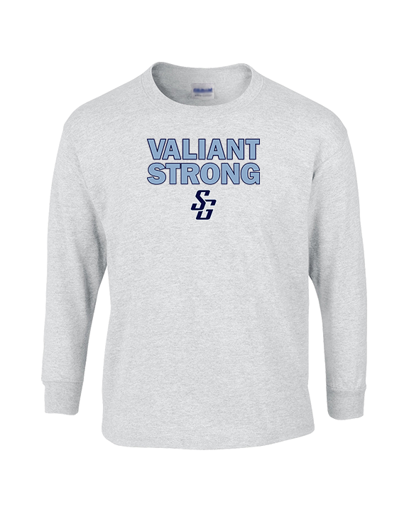 St Genevieve HS Football Strong - Cotton Longsleeve