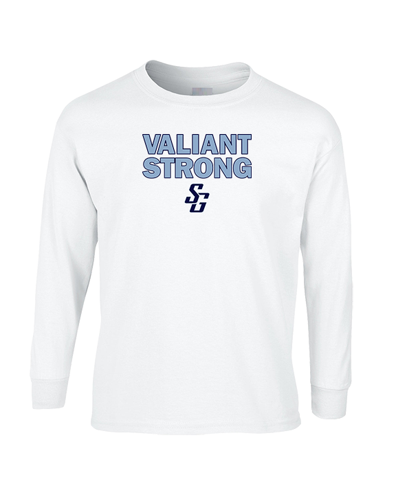 St Genevieve HS Football Strong - Cotton Longsleeve