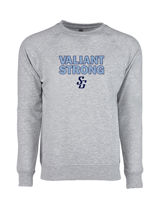 St Genevieve HS Football Strong - Crewneck Sweatshirt