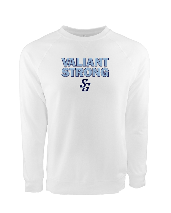 St Genevieve HS Football Strong - Crewneck Sweatshirt