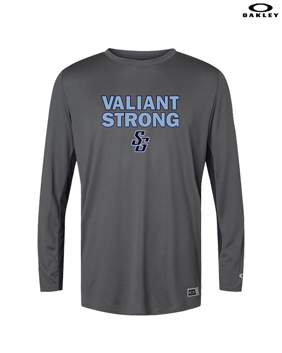 St Genevieve HS Football Strong - Mens Oakley Longsleeve